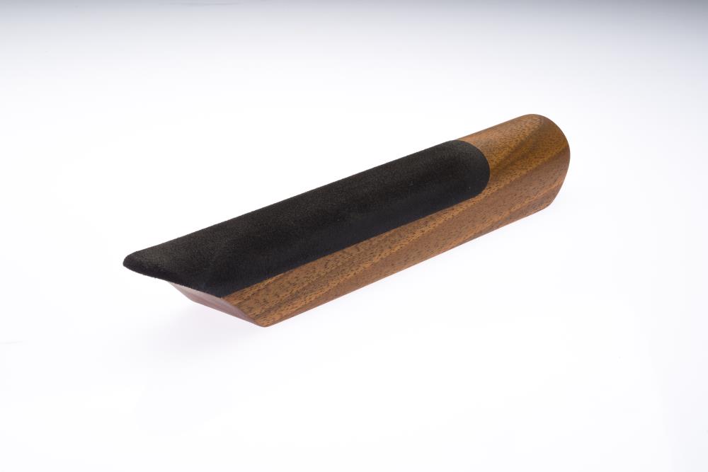 WRL32 - Wooden Comb with Rubber Long